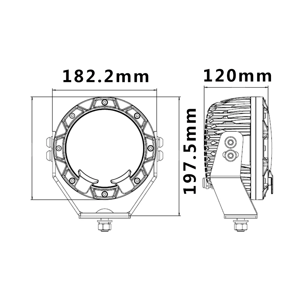 Lantsun LED6114 7 Inch LED Light Car Accessories Work Light view 5