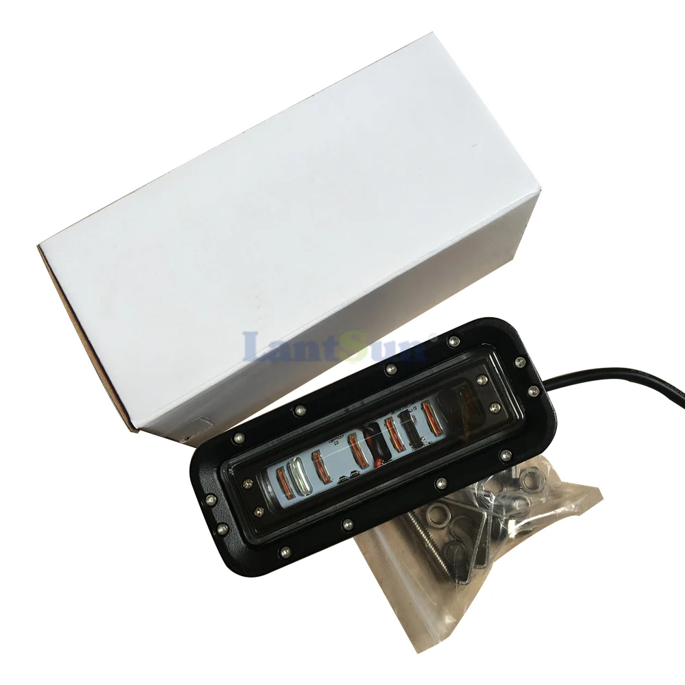 Lantsun LED6412 RED 6'' 800LM Car Lights view 6