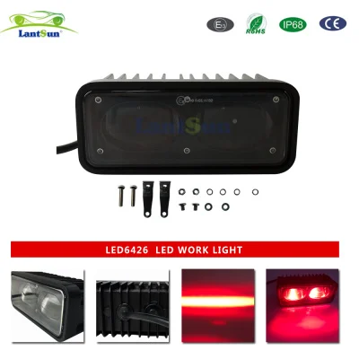 Waterproof IP68 12W 4D Lens Offroad Light Bar LED Work Light LED6426 view 4