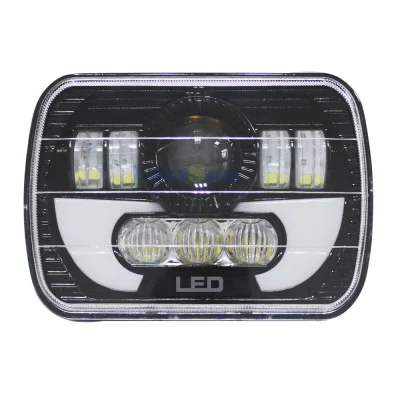 Day Time Running Lamps for Jeep Brightest 12V 7Inch LED Work Light for Wrangler LED6457