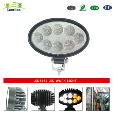 LED6462 Amber and White Light Led Work Lamp Car Lamp Led Work Light view 3