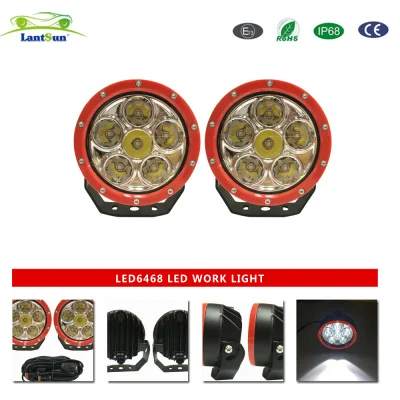 2019 New Super Cheap Spot Light Round Led Work Lamp, 60W 9 Inch Car Led Work Light LED6468