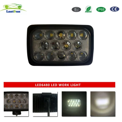 LED6480 LED Work Light for Jeep Wrangler Far and Near Light