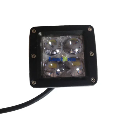 16w Super for Jeep Modified Light Round Emergency Ceiling Light 24v Led Work Light LED8016
