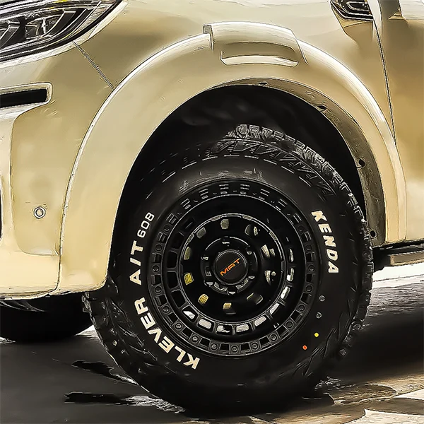 17 Inch Aluminum Alloy Matte Black Wheel Hub for Jeep for Wrangler JK JL JT ATV for All Off Road Veh view 5