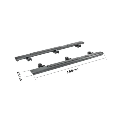 Original Side Step for Car Side Bar Aluminum Running Board for 2018+ Jeep Wrangler view 3