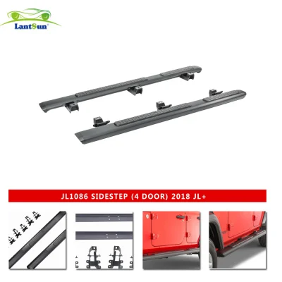 Original Side Step for Car Side Bar Aluminum Running Board for 2018+ Jeep Wrangler view 4