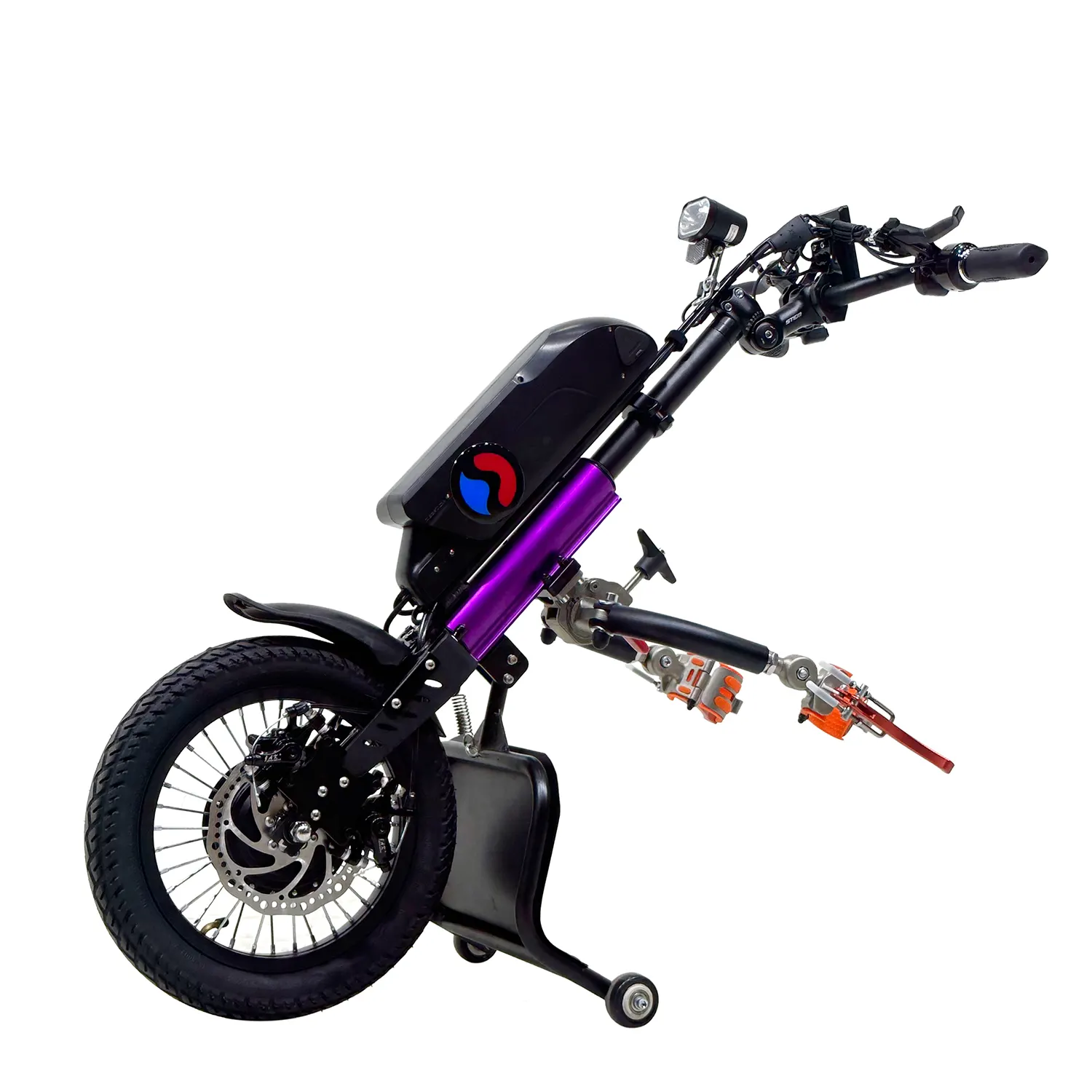 R00Q7 New Design Electric Motor Hub Wheelchair Trailer view 2