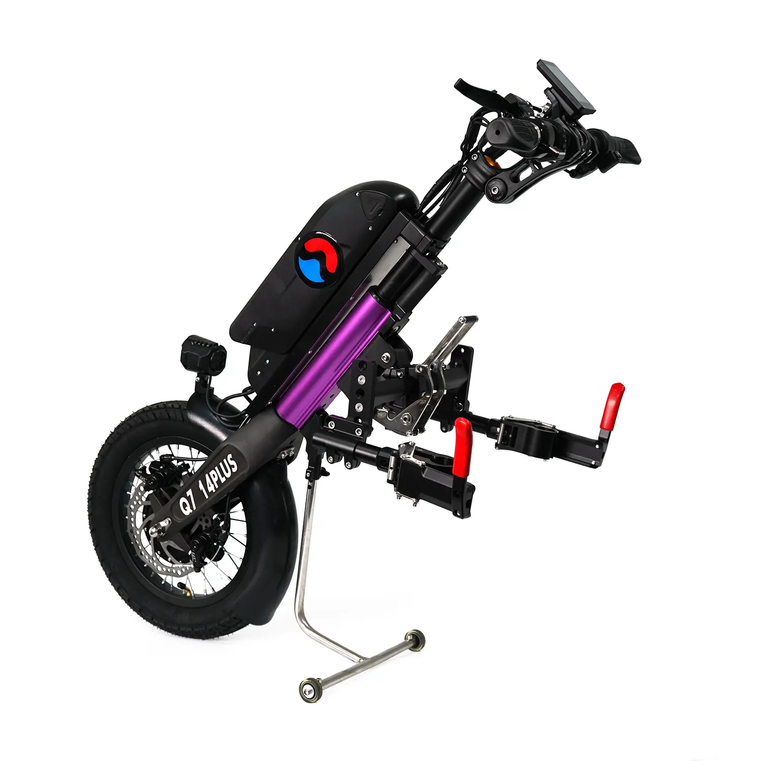 R00Q7 PLUS Electric Motor Hub Wheelchair Trailer