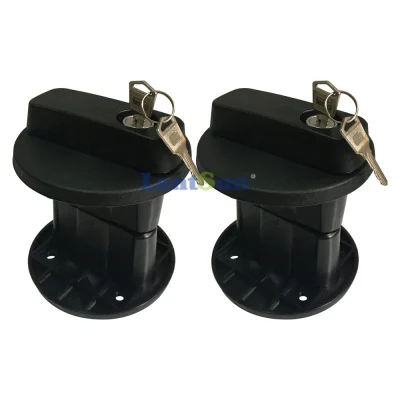 Three-dimensional Round Black 10L Oil Drum Lock
