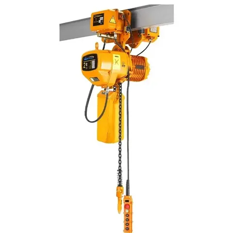 Crane hoist unit used on a two ton jib crane