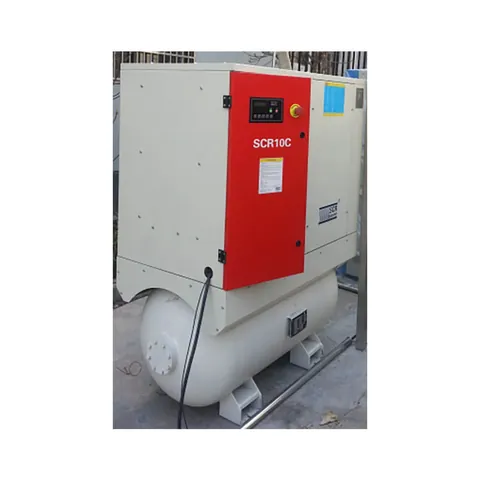 Industrial air compressor unit for food and beverage plant air supply