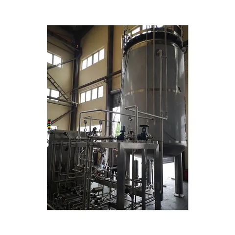 Processing tanks and pipework assembled in the workshop, where line interfaces are checked before shipment