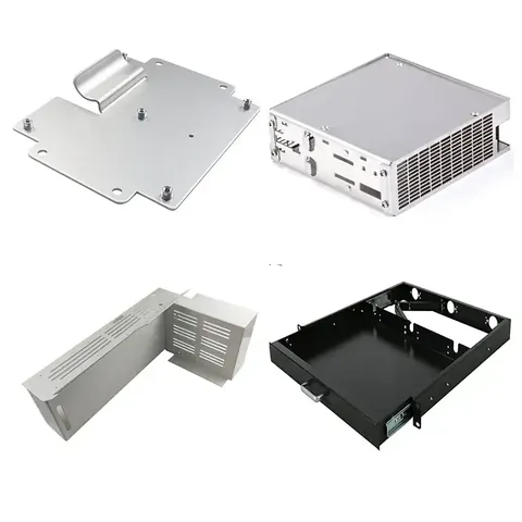 Bending and stamping parts stacked at the supplier