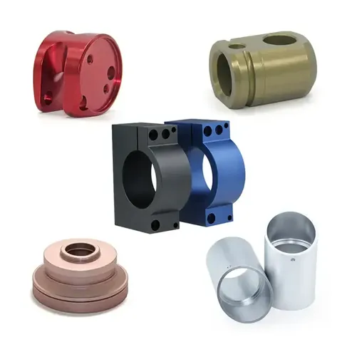 CNC drilled parts including tapped holes ready for bolts