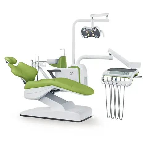 Dental chair displayed at the supplier showroom