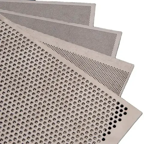 Decorative perforated sheet metal panel
