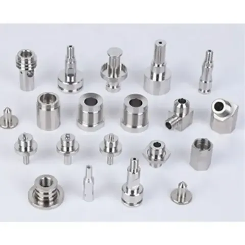 CNC machined nuts produced as custom fasteners