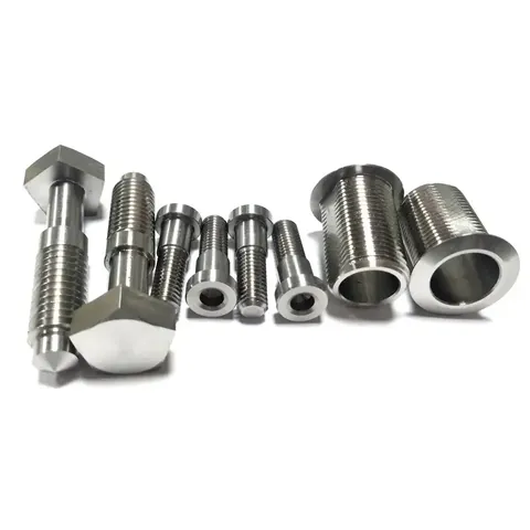 Vertical milling parts at the machining facility