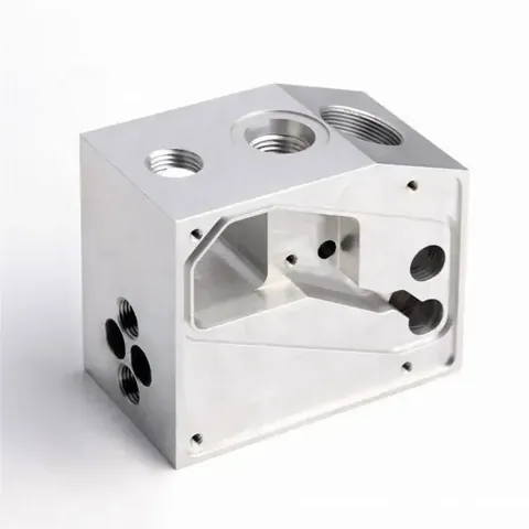 Electrical discharge machined components on a bench
