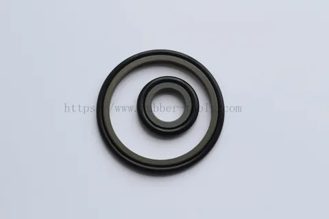 Y seals and Y o-rings in assorted sizes arranged for inspection