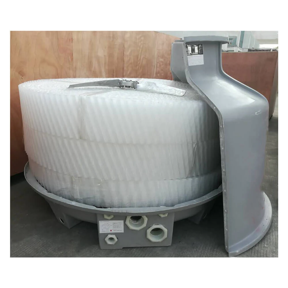 Industrial cooling tower unit for beverage plant utilities