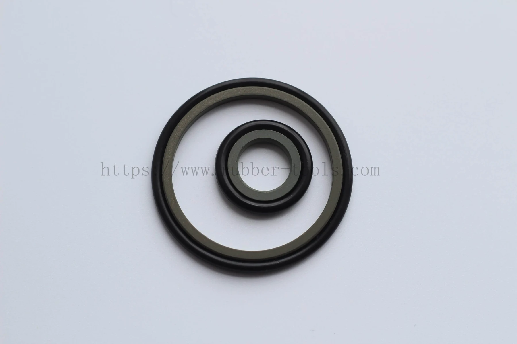 Assorted O-rings in several cross sections laid out for inspection