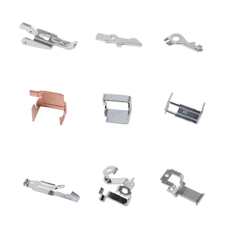 Punching and stamping parts in the production shop