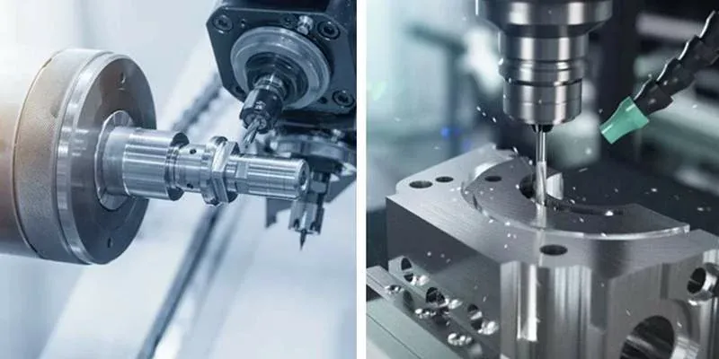 Comparison of CNC milling and CNC turning