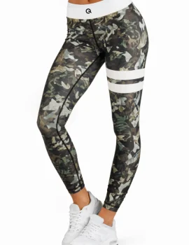 Black yoga legging XH-YL032 shown full length on a model in a yoga pose