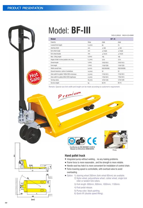 Hand Pallet Truck view 3