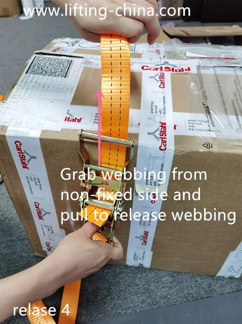 Carl Stahl 0.5T Ratchet Strap And Lashing Belt view 4