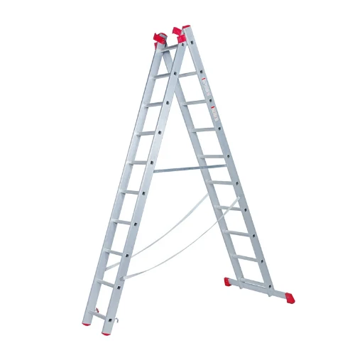 Combination Ladder (Two Parts) aluminium ladder on a white background