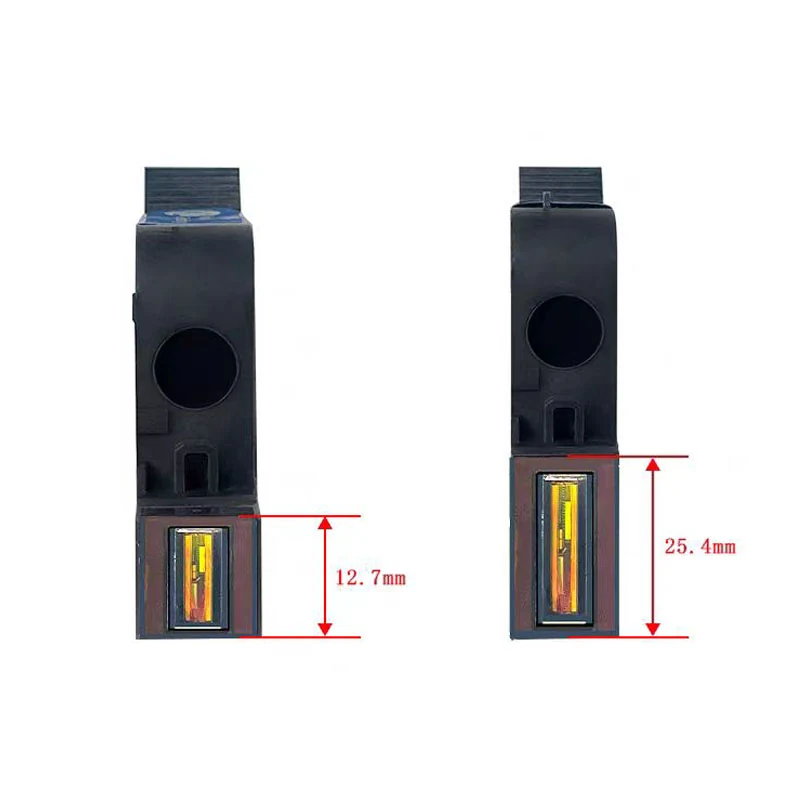 Half-inch ink cartridges view