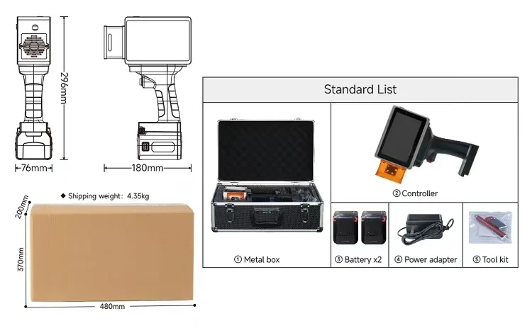 L4 Pro Handheld Laser Marking Machine view