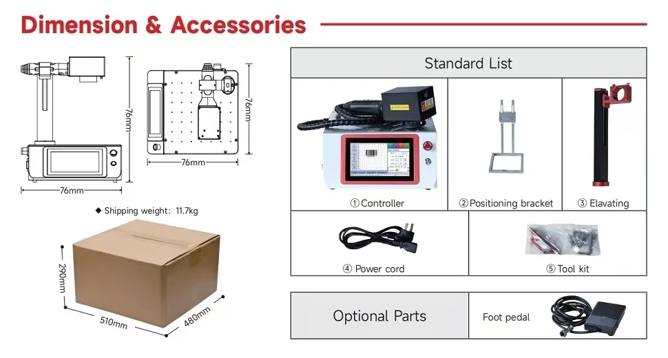 L6 Pro Fiber Laser Marking Machine view
