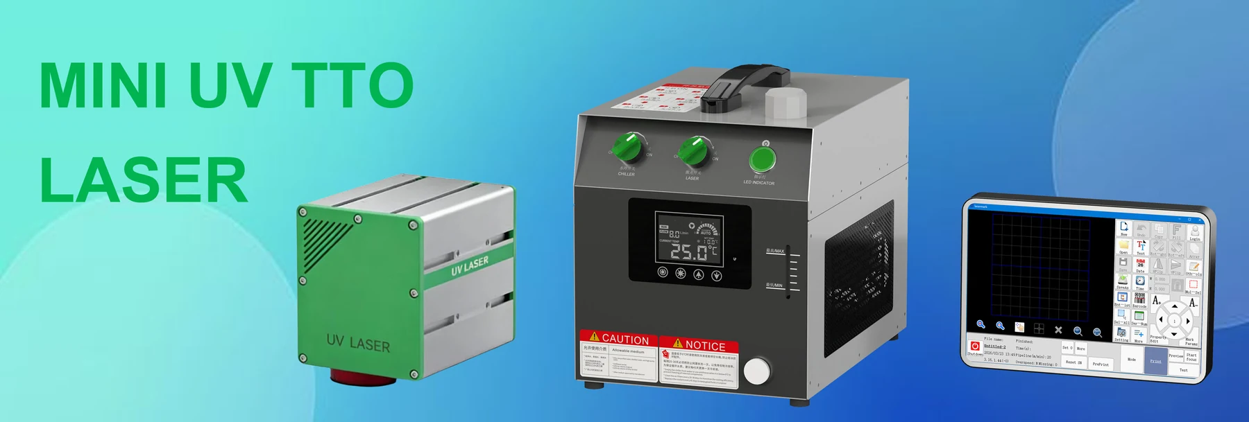 All-in-one Flying UV Laser Printer Install