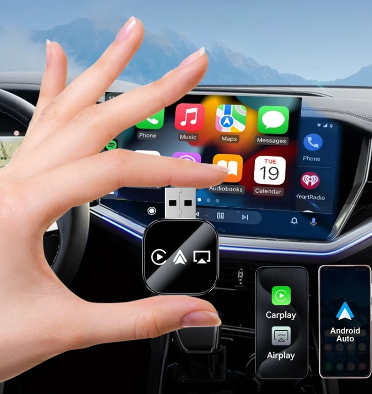 3 In 1 Adapter Q1AS - 3 In 1 Wireless CarPlay Adapters