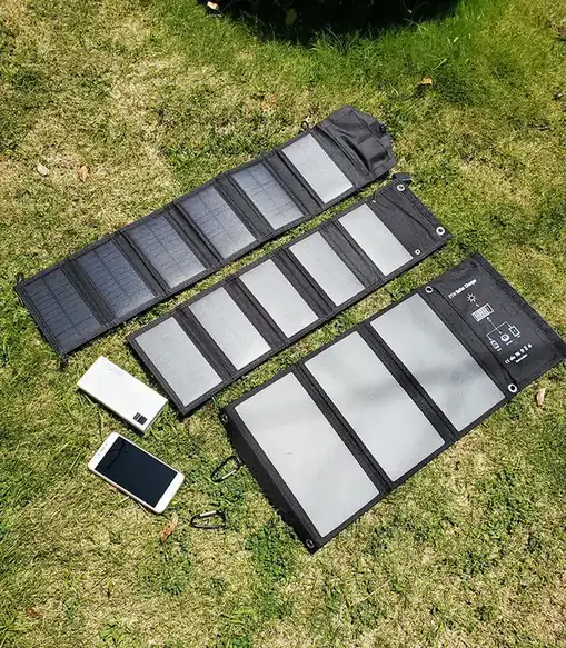 Low Wattage Folding Solar Panel - Sewn Folding Solar Panels