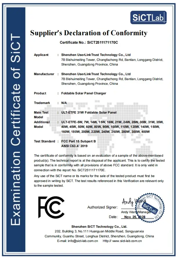 FCC Declaration