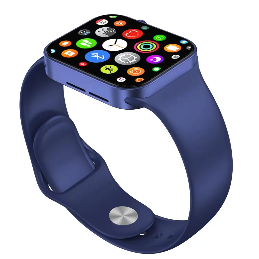 Dark blue smart watch