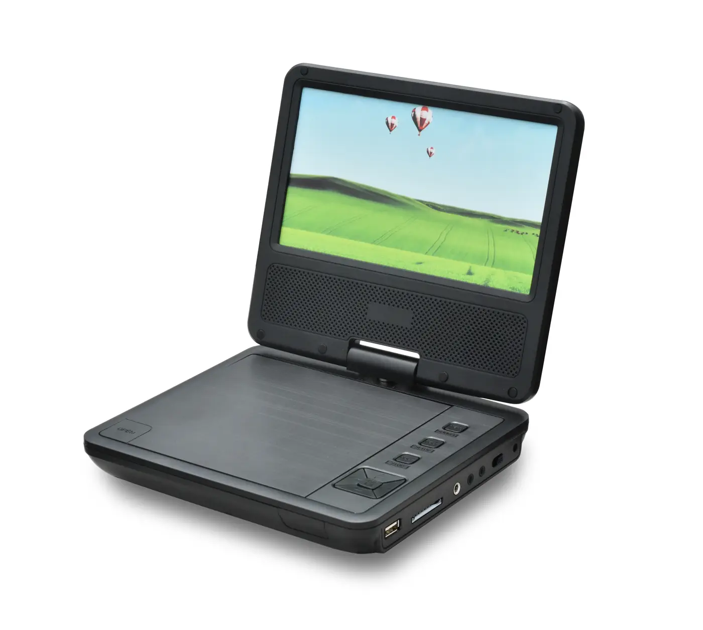 Portable DVD player side