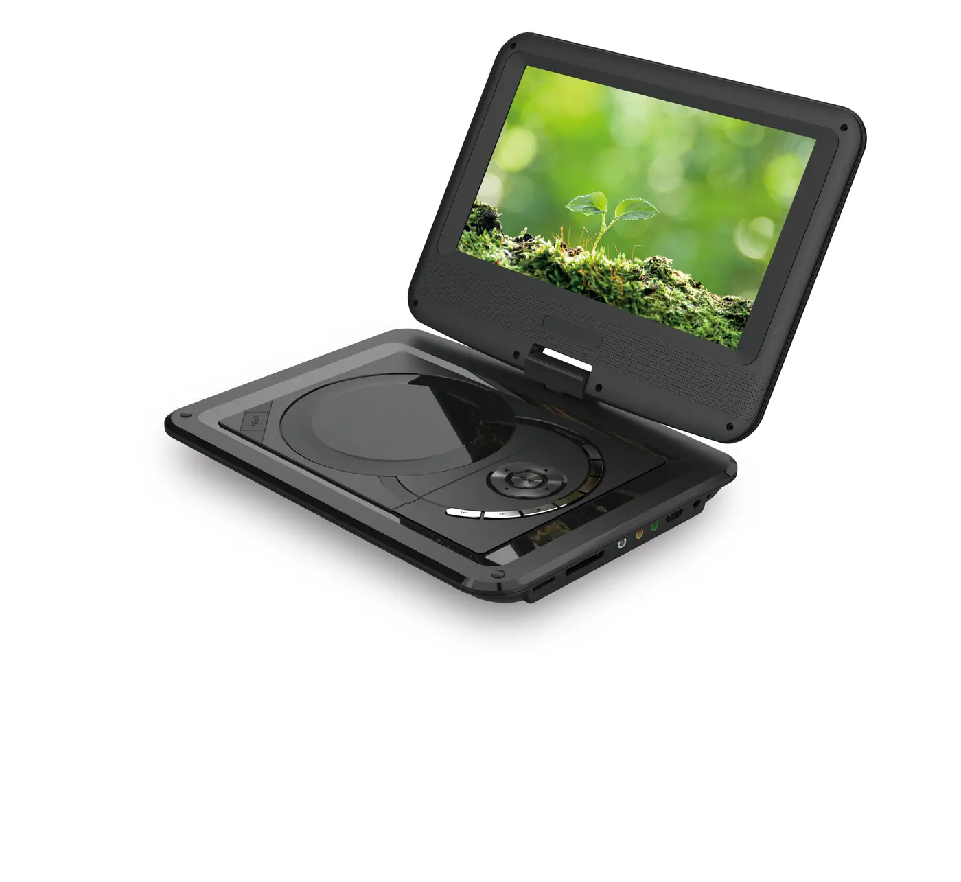 Portable DVD player open screen