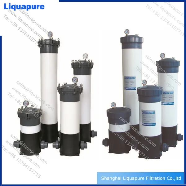 Liquapure multi-cartridge filter housings