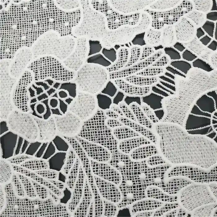 Chemical Embroidery Lace