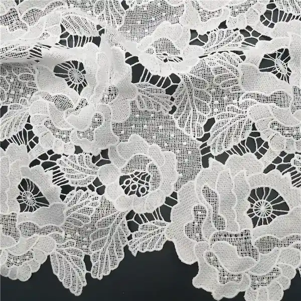 Chemical Embroidery Lace