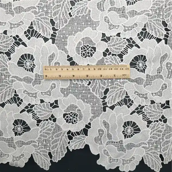 Chemical Embroidery Lace