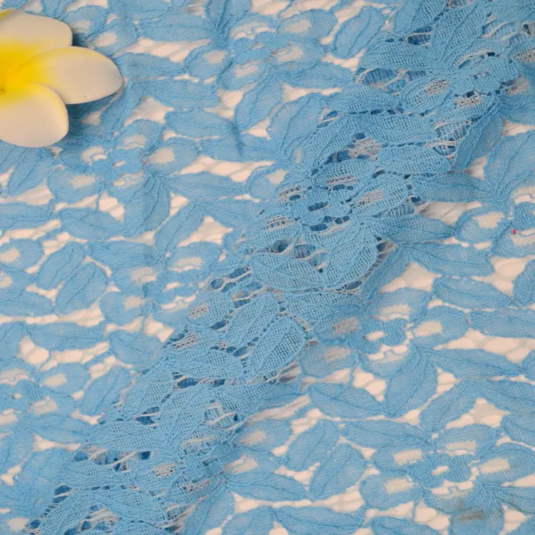 Scalloped Nylon Knitting Lace Fabric