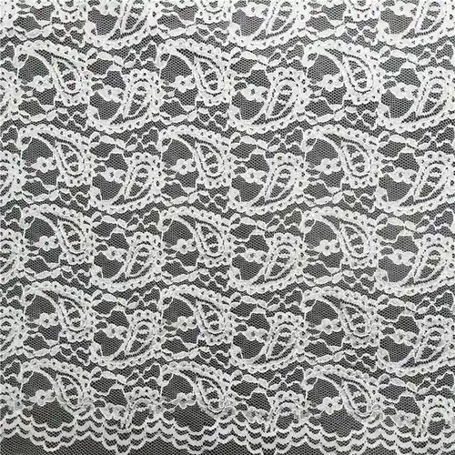 Polyester White Lace Fabric