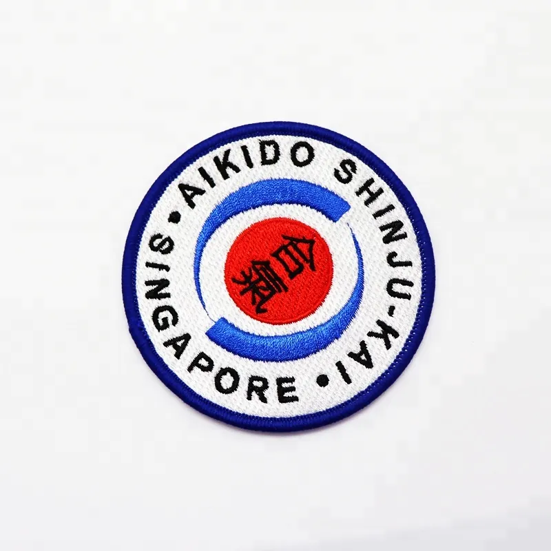 Embroidery Patch With Merrow Border